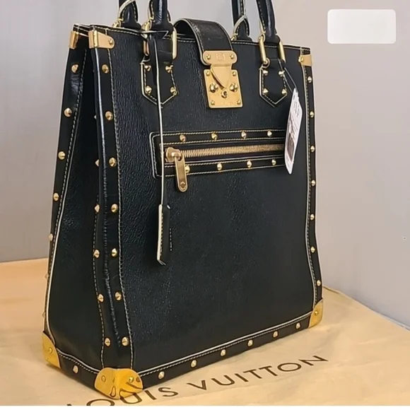 SOLD Louis Vuitton Vintage   2003 RARE SAHALI          LEATHER 'LE FABULEUX - Picture 3 of 15